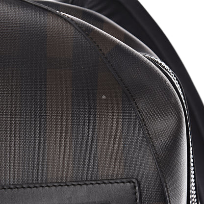 Burberry Smoked Check Backpack Black Brown 10 of 16