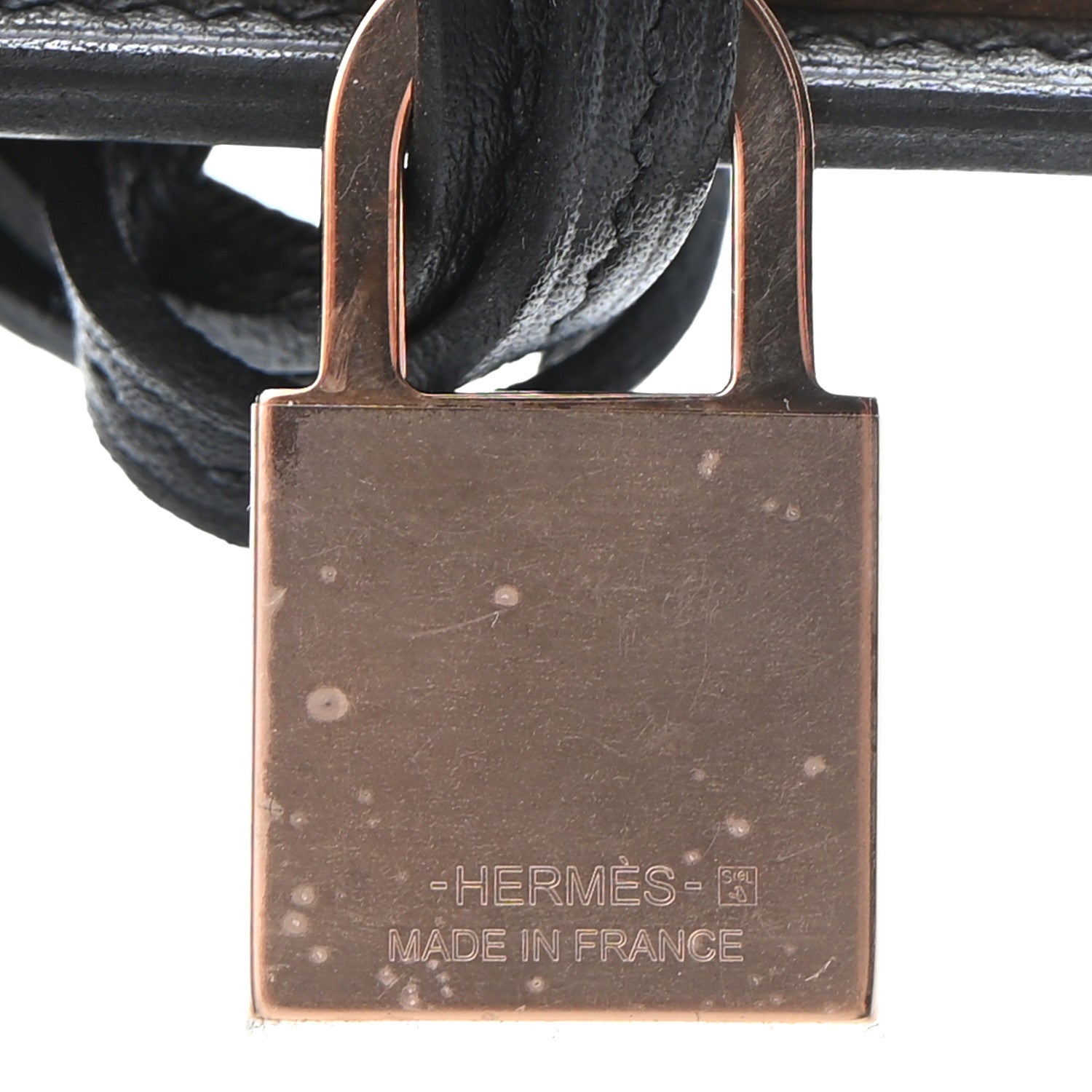 Hermes Swift Large O'Kelly Pendant Necklace Black 8 of 8