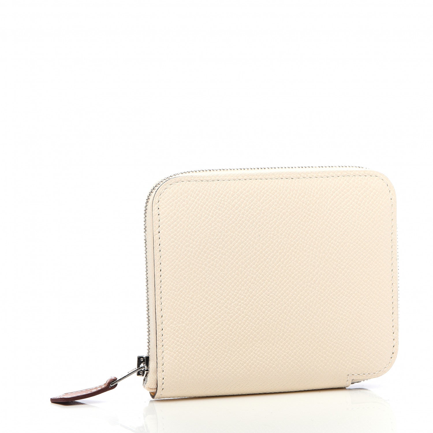 Hermes Epsom Silk'in Compact Wallet Nata 2 of 8