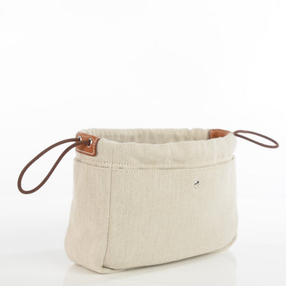 Hermes Canvas Barenia Fourbi 20 PM Pouch Naturel Fauve 4 of 10