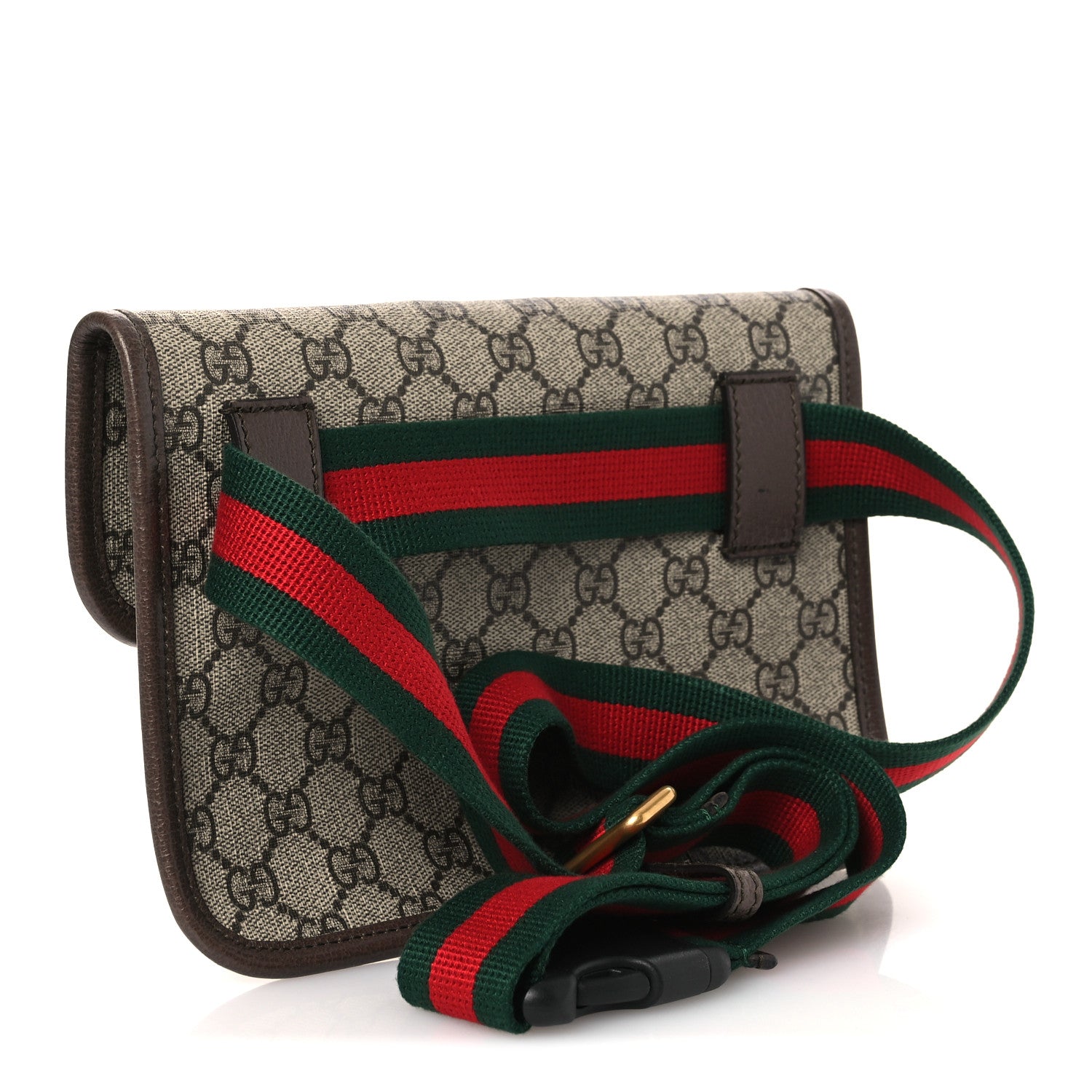 Gucci GG Supreme Monogram Neo Vintage Web Belt Bag Brown 2 of 10