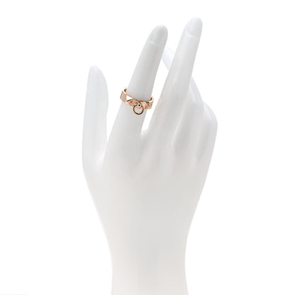 Hermes 18K Rose Gold PM Collier De Chien Ring 53 6.5 2 of 5