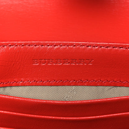 Burberry Python London Mini Berkeley Crossbody Bag Cadmium Red 6 of 11