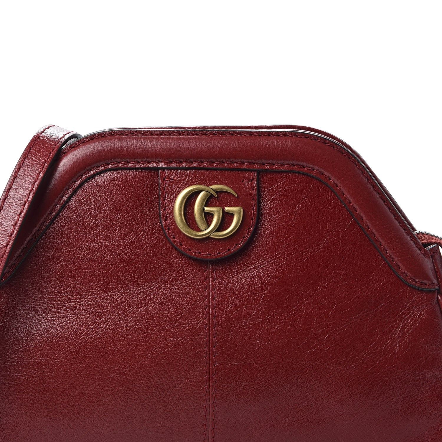 Gucci Piuma Lux Calfskin Small Re(Belle) Crossbody Bag Romantic Cerise 9 of 9