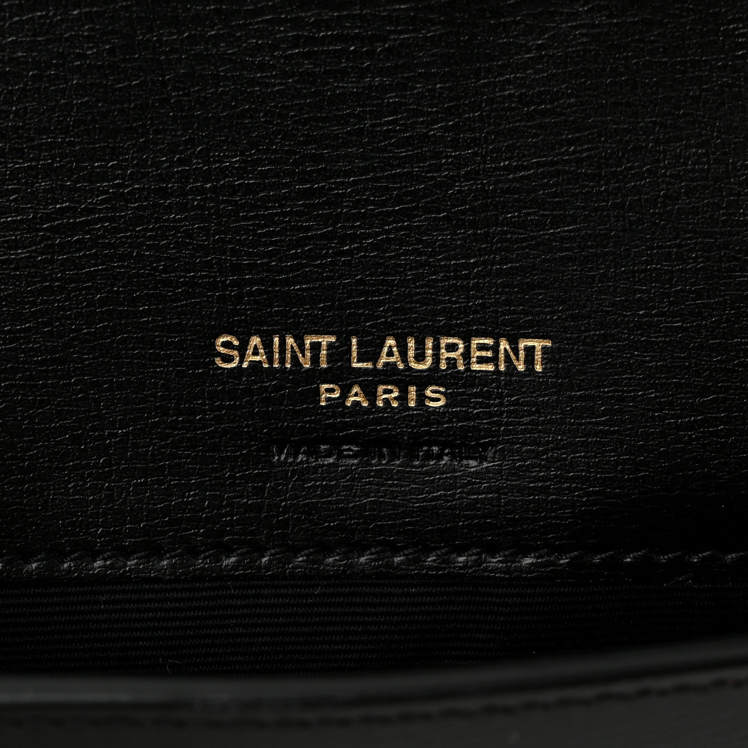 Saint Laurent Smooth Calfskin Monogram Phone Holder Crossbody Black 6 of 10