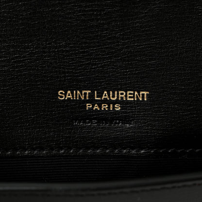Saint Laurent Smooth Calfskin Monogram Phone Holder Crossbody Black 6 of 10