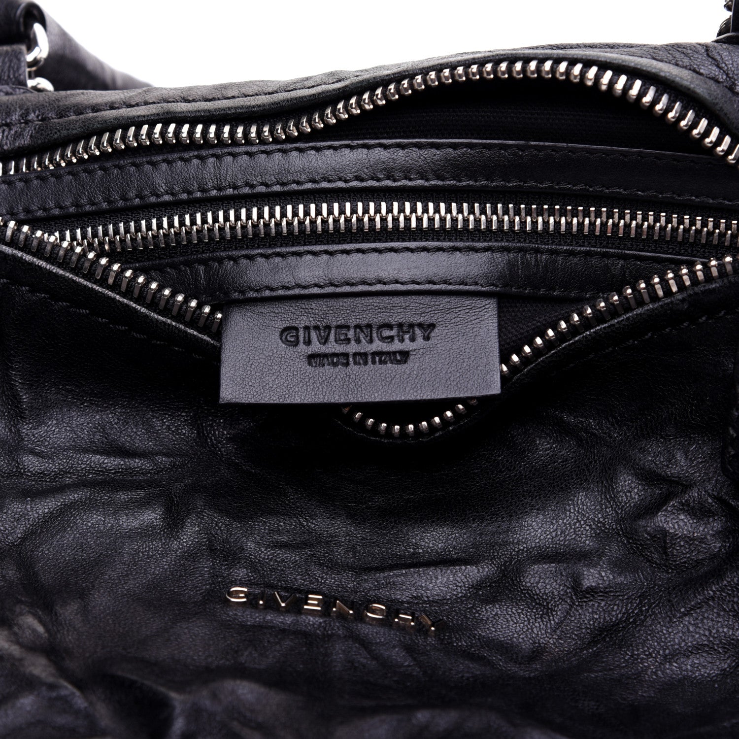 Givenchy Tumbled Sheepskin Small Pandora Black 8 of 13