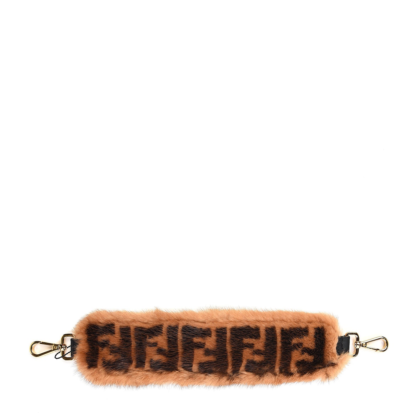 Mink Fur FF 1974 Mini Strap You Scanbrown Black