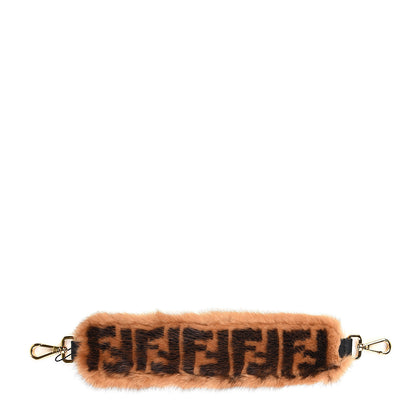 Fendi Mink Fur FF 1974 Mini Strap You Scanbrown Black 1 of 3