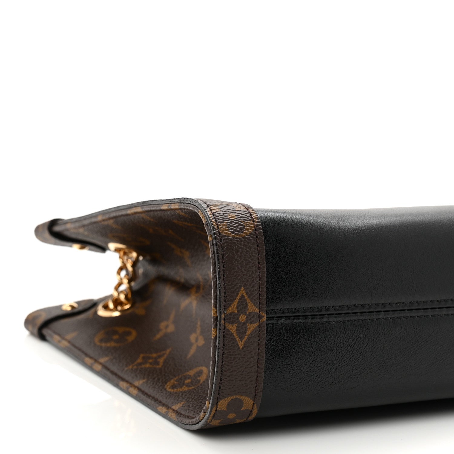 Louis Vuitton Calfskin Monogram Nova Vibe PM Black 1819293
