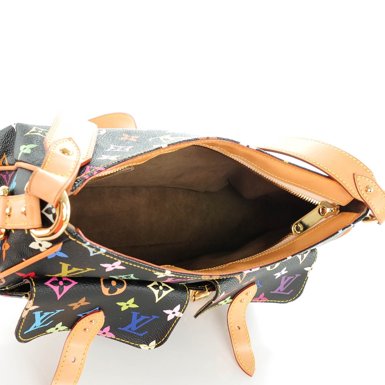 Louis Vuitton Monogram Multicolor Lodge GM Black 5 of 7