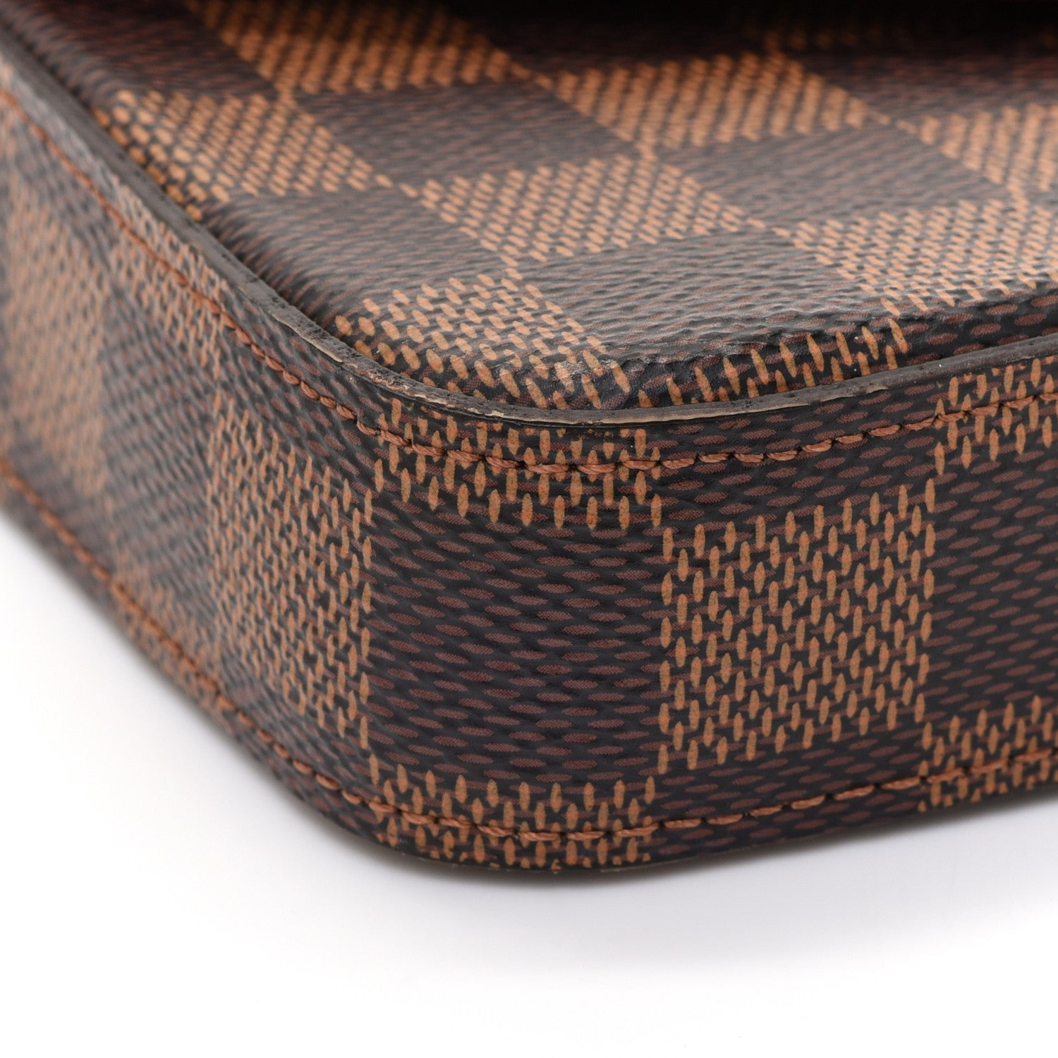 Louis Vuitton Damier Ebene Pochette Felicie Chain Wallet 7 of 10