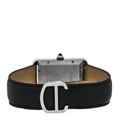 Cartier Stainless Steel Calfskin 31mm Tank Solo Automatic Watch 3 of 5