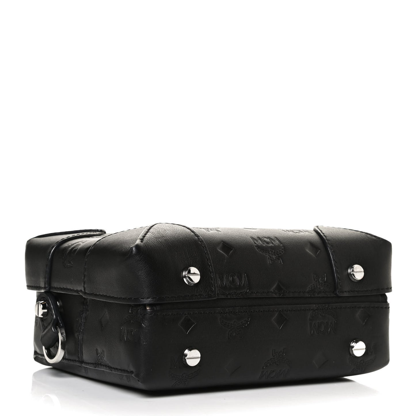 Calfskin Ottomar Monogram Small Berlin Crossbody Black