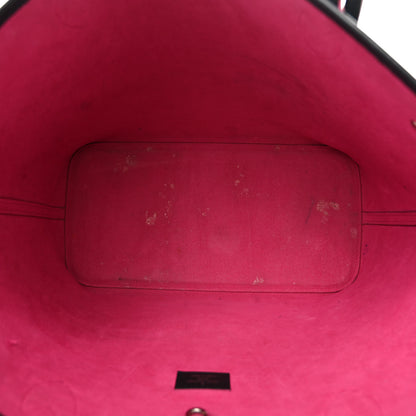Louis Vuitton Epi Neverfull MM Black Hot Pink 6 of 16