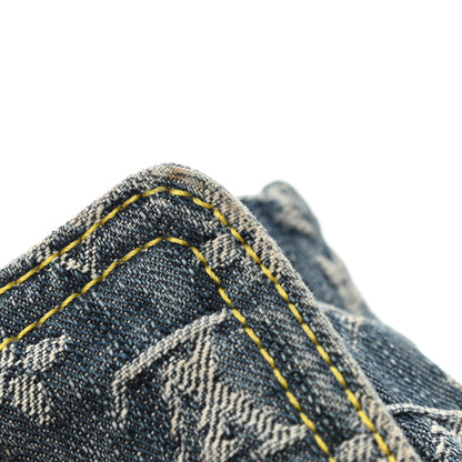 Louis Vuitton Monogram Denim Baggy PM Blue 10 of 12