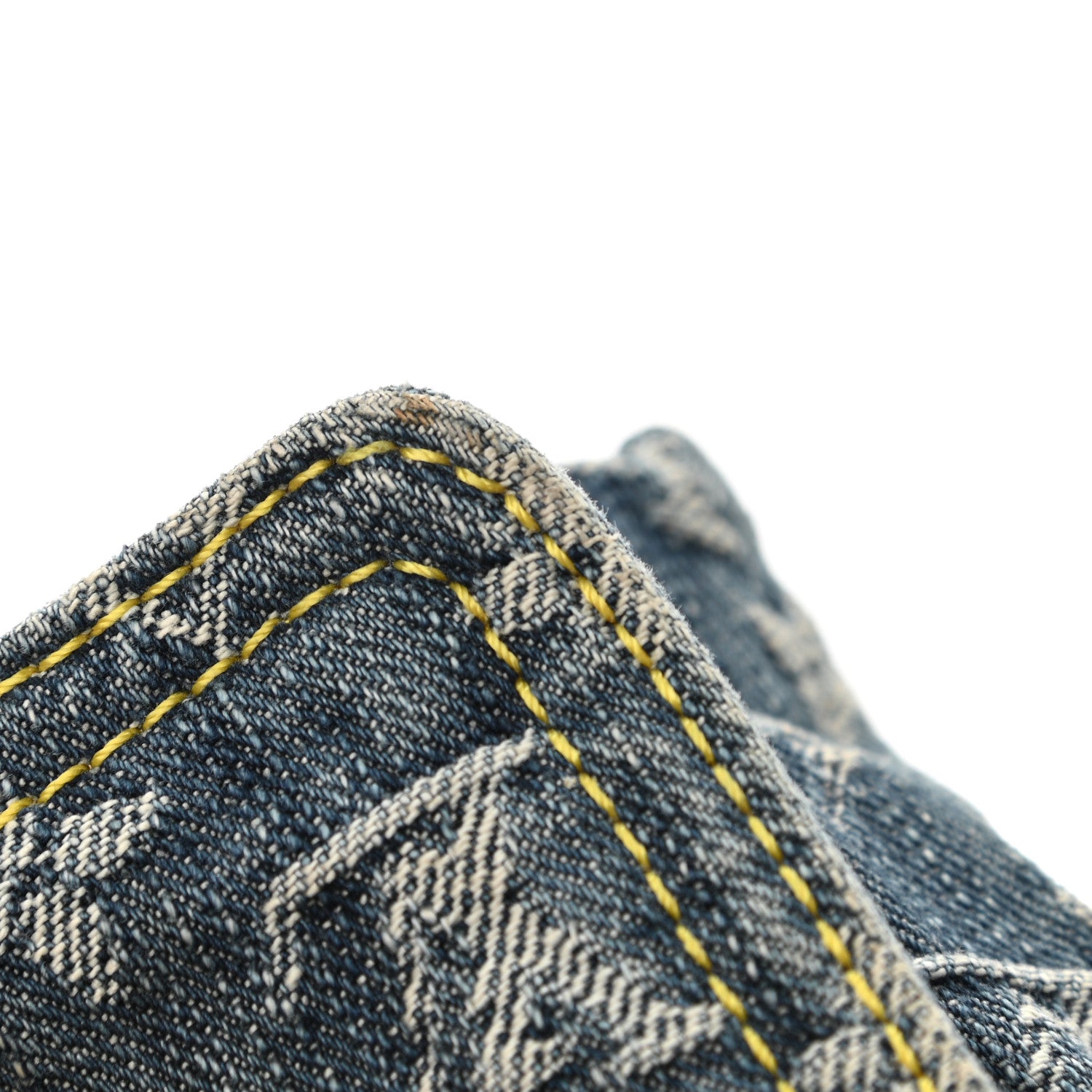 Louis Vuitton Monogram Denim Baggy PM Blue 10 of 12