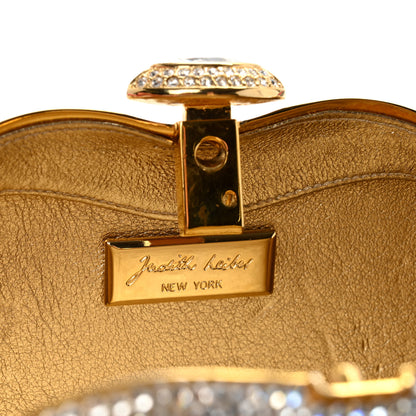 Judith Leiber Swarovski Crystal Minaudiere Clutch Silver 7 of 11