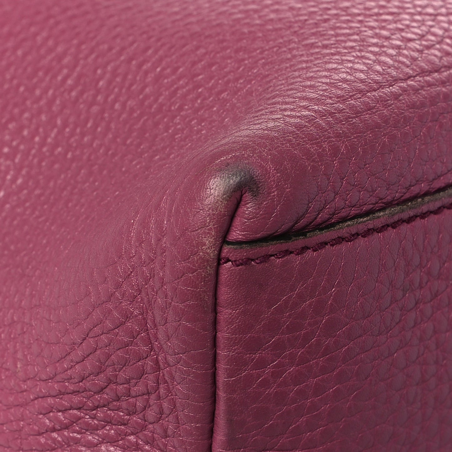 Pebbled Calfskin Medium Soho Chain Shoulder Bag Peonia Flower