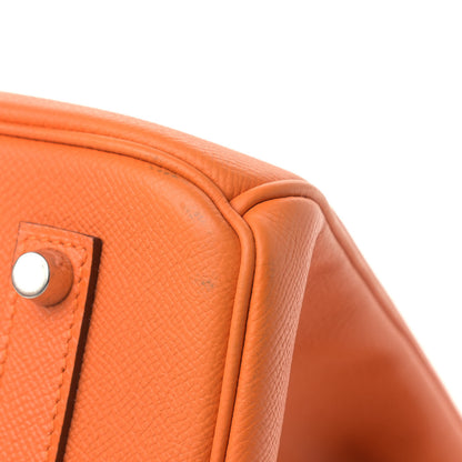 Hermes Epsom Birkin 35 Orange 9 of 21