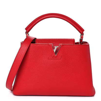 Louis Vuitton Taurillon Capucines BB Rubis 1 of 15
