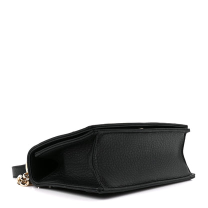 Christian Dior Grained Calfskin Small Diorama Flap Bag Black 4 of 11
