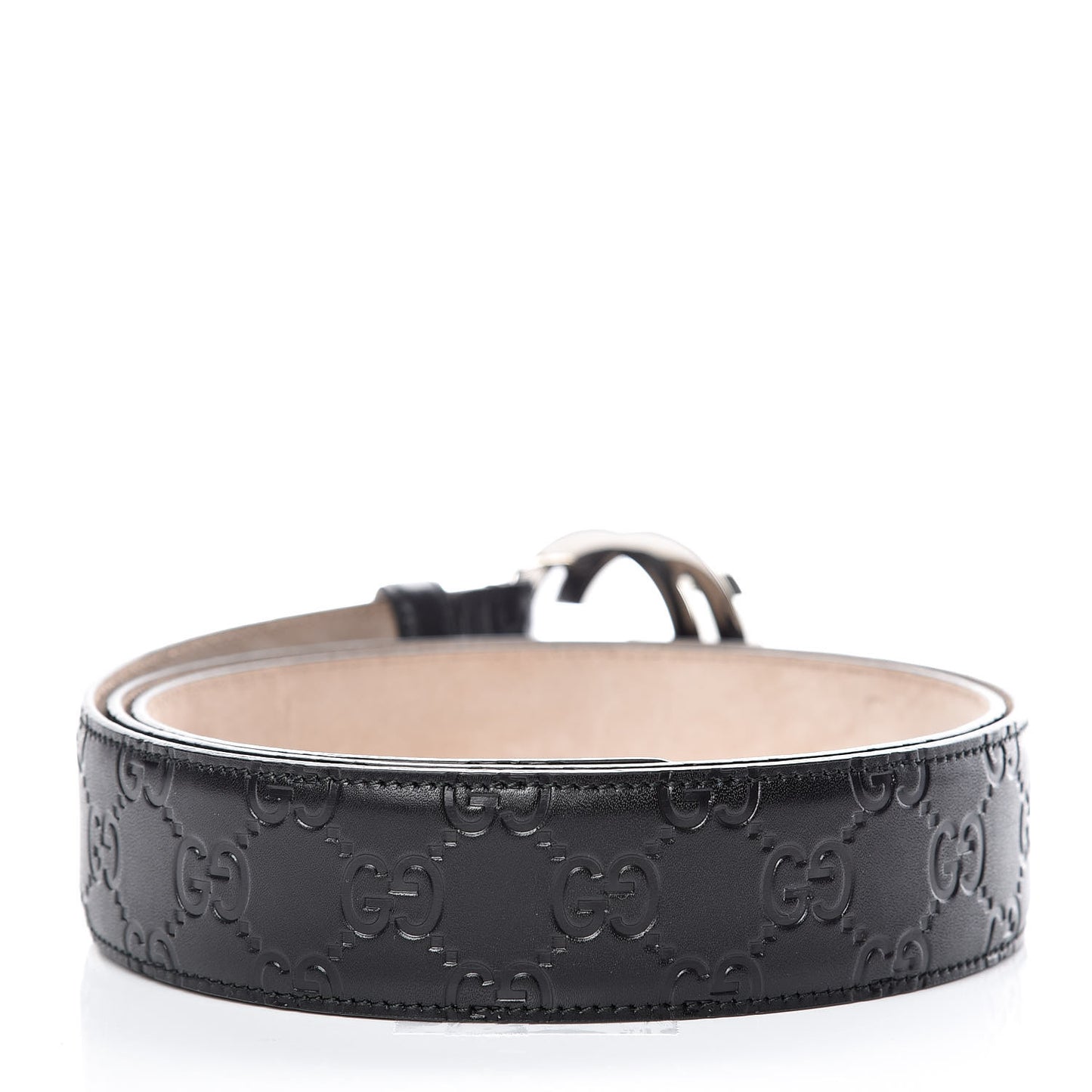 Guccissima Signature Interlocking G 40mm Belt 115 46 Black