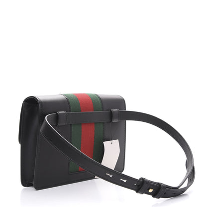 Gucci Calfskin Sylvie Belt Bag Black 2 of 10