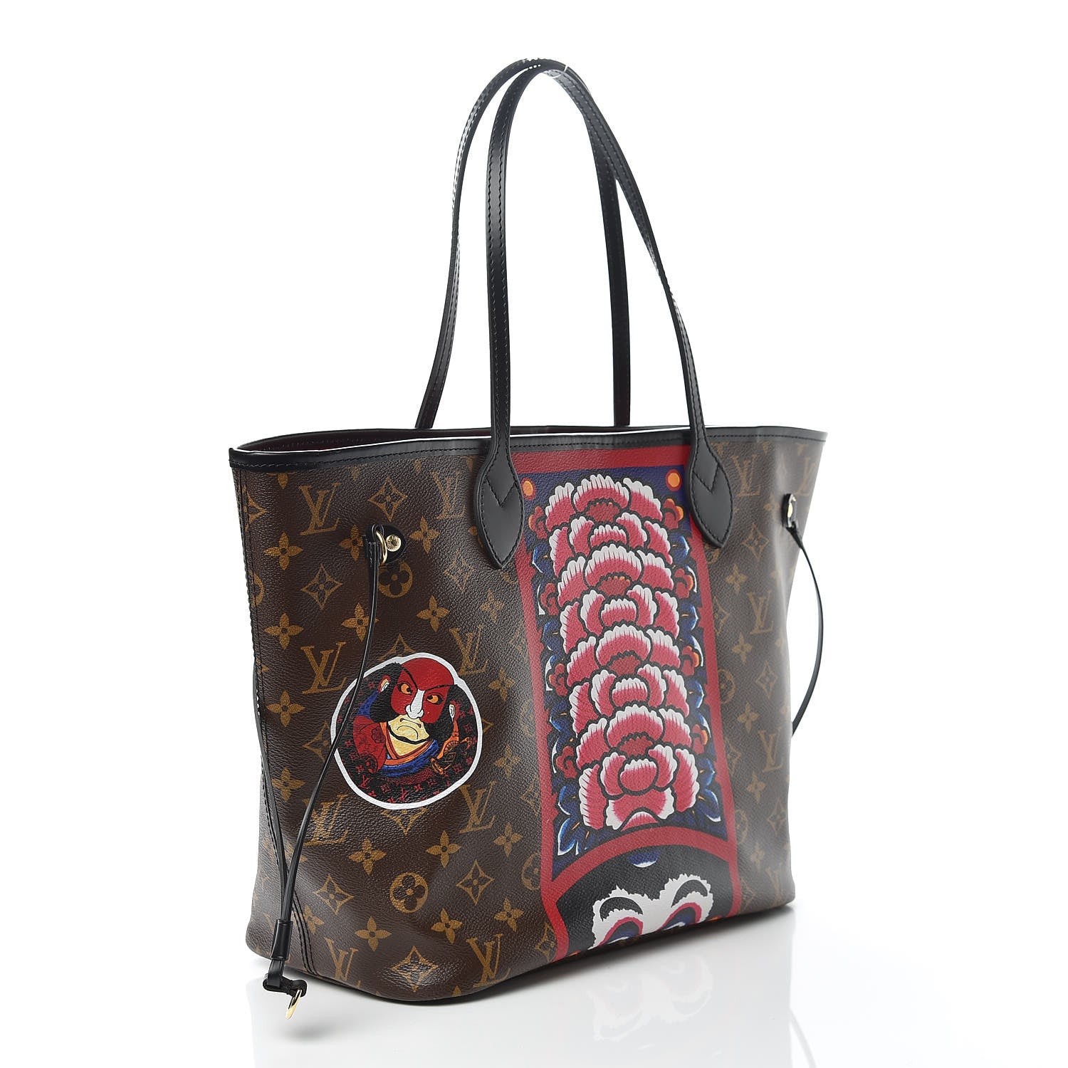 Louis Vuitton Monogram Kabuki Neverfull MM 4 of 13