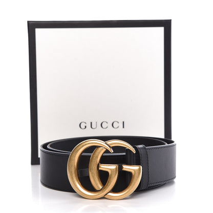 Gucci Calfskin Double G 40mm Belt 85 34 Black 7 of 7