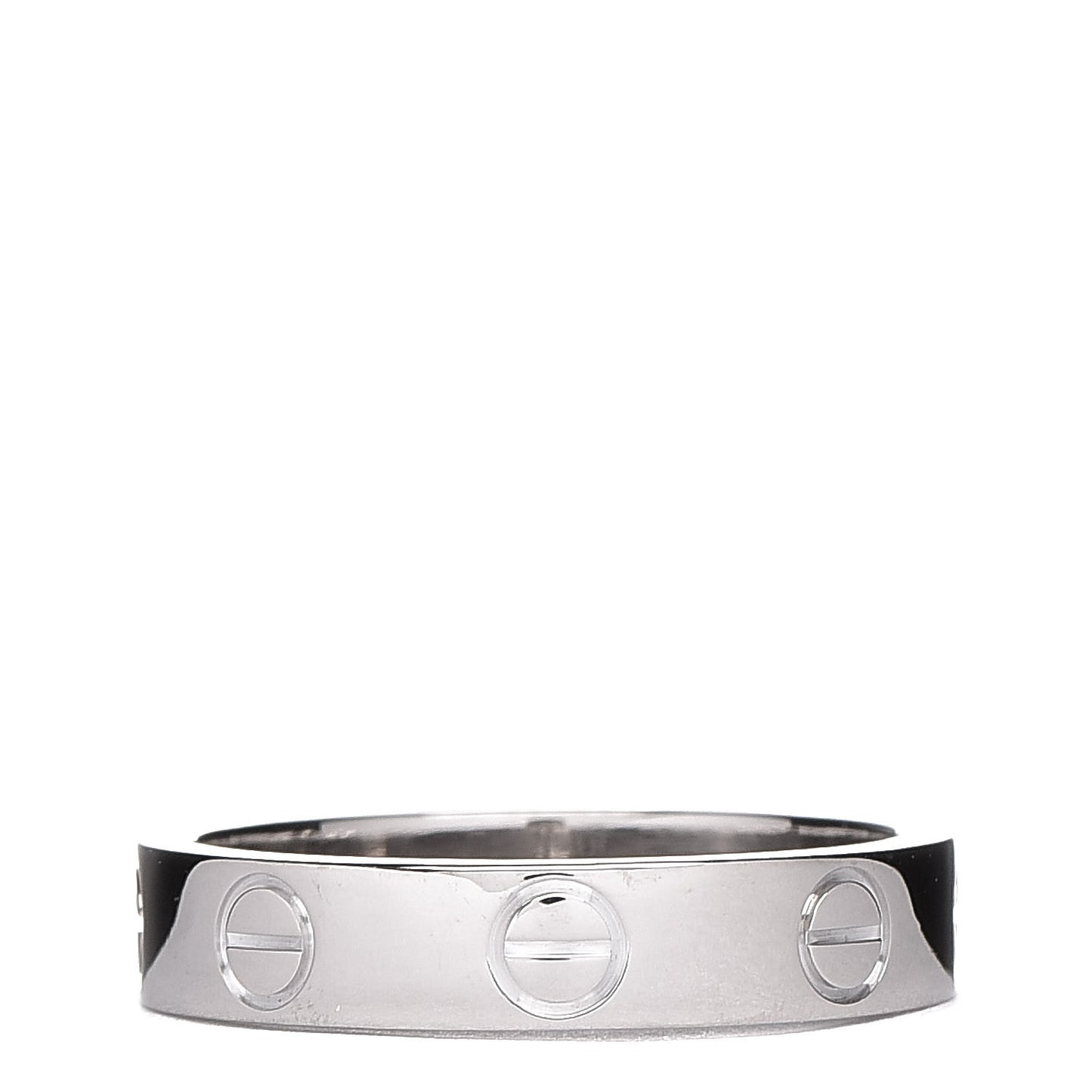 18K White Gold 3.5mm LOVE Wedding Band Ring 47 4