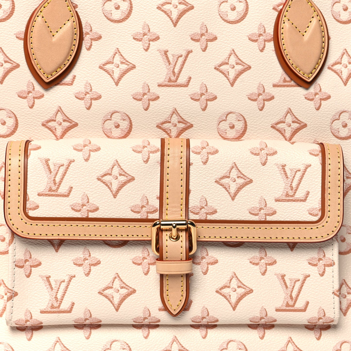 Monogram Fall For You Neverfull MM Beige Clair