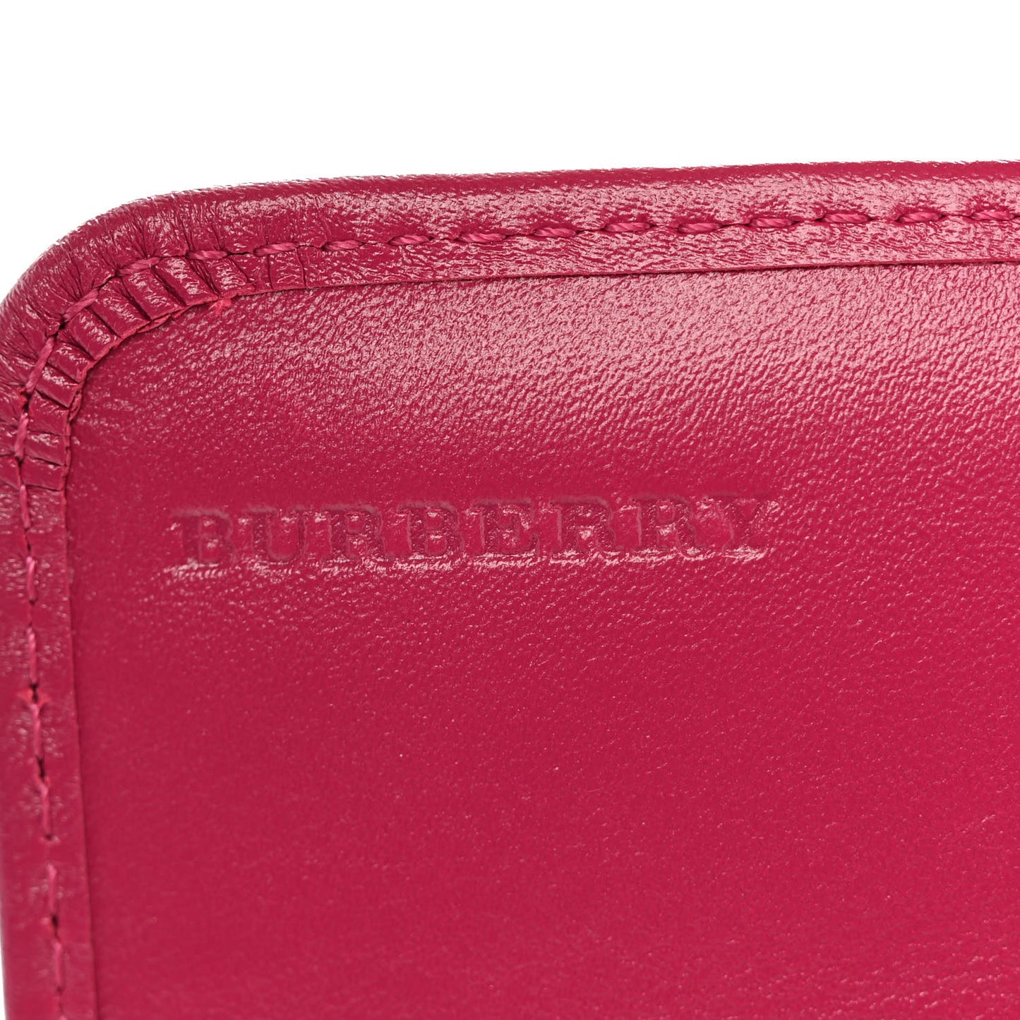 Haymarket Check Continental Wallet Bright Rhubarb Pink