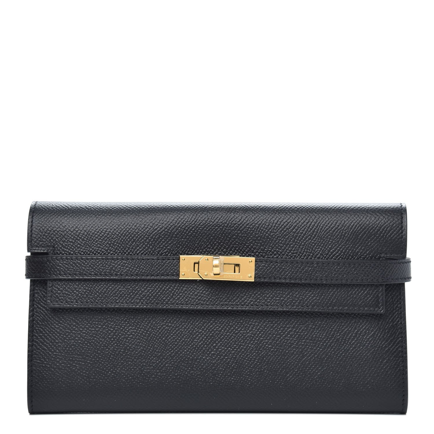 Hermes Epsom Kelly Longue Wallet Black 1 of 8