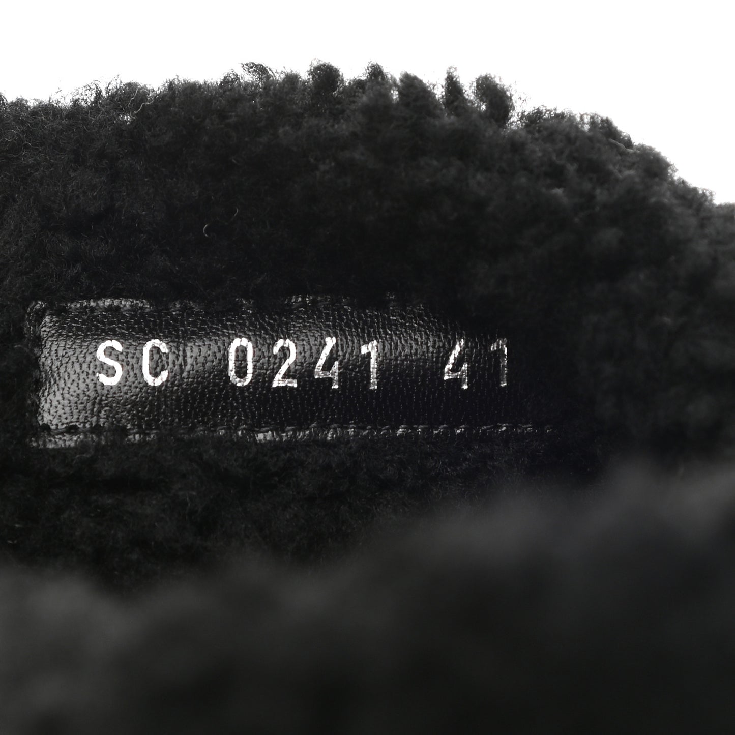 Shearling Paseo Flat Comfort Mule 41 Black