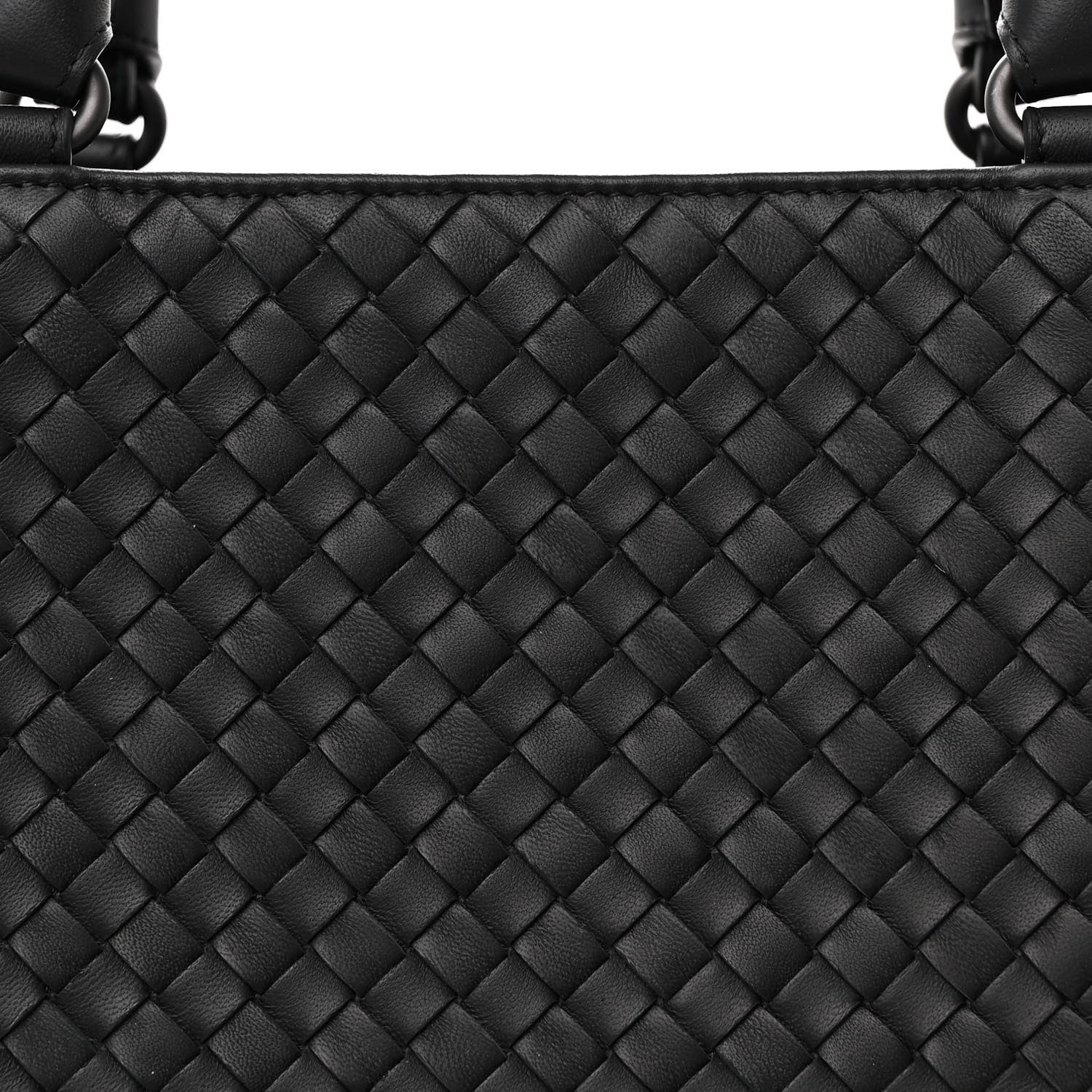 Bottega Veneta Nappa Intrecciato Milano Tote Black 9 of 12