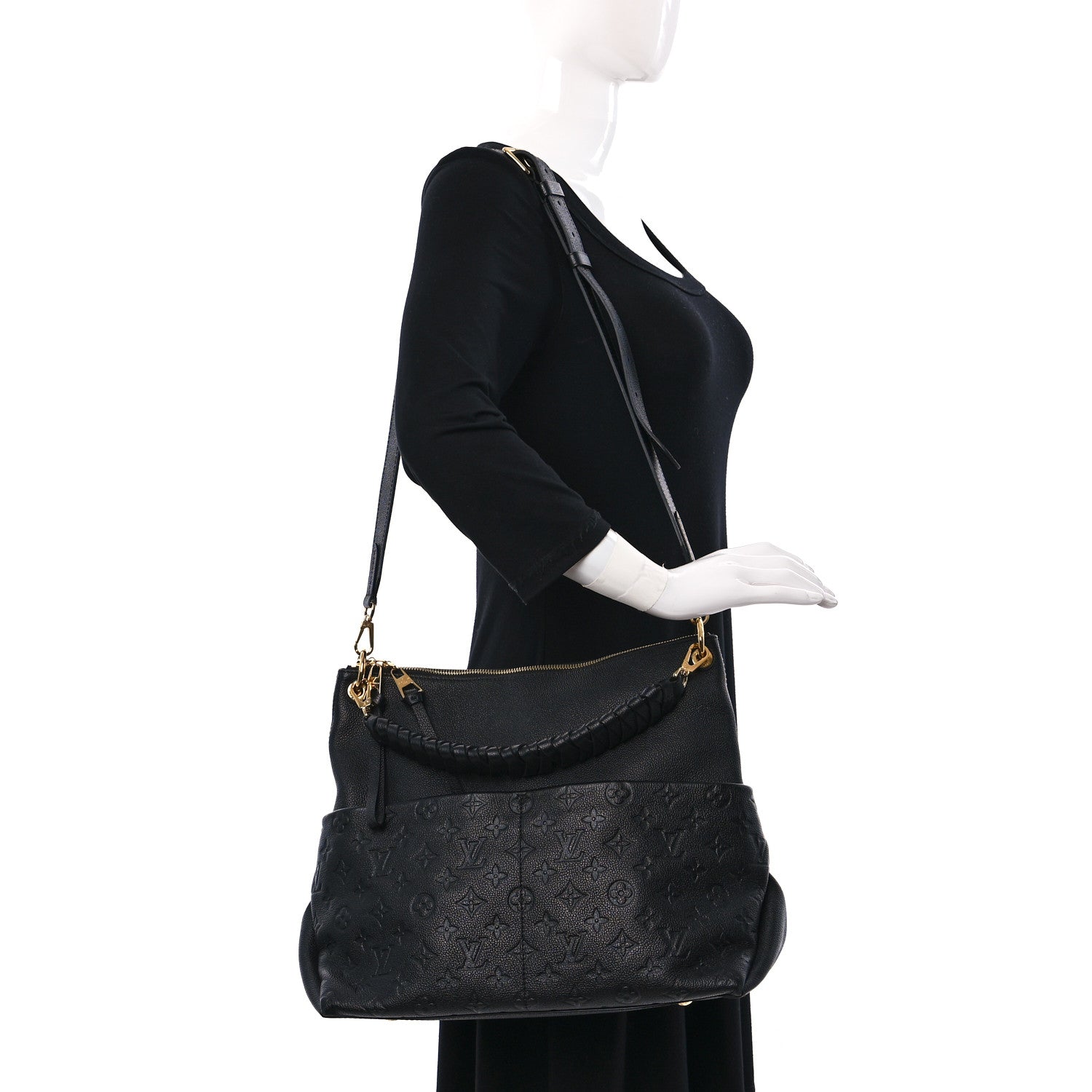 Louis Vuitton Empreinte Maida Hobo Black 2 of 10
