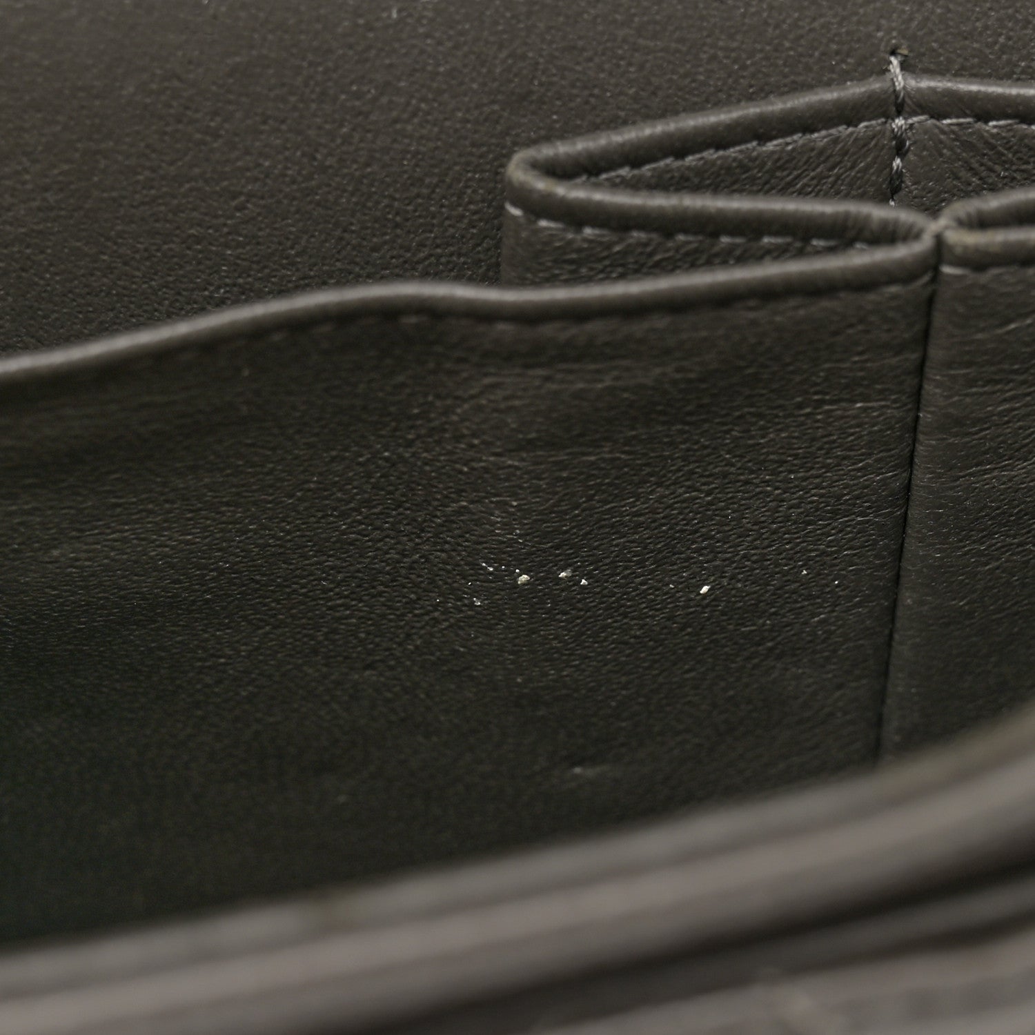 Chanel Caviar Quilted Medium Double Flap Dark Grey 12 of 14