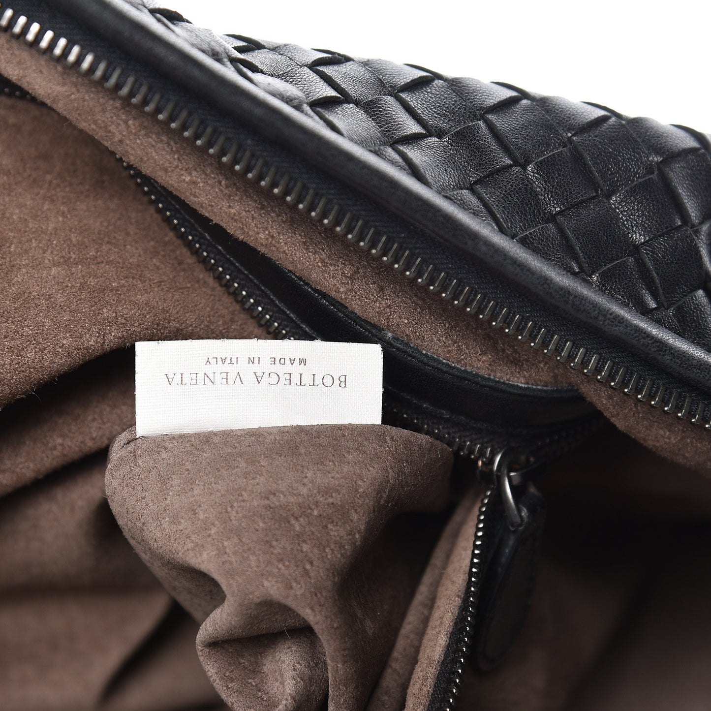 Nappa Intrecciato Maxi Veneta Hobo Black