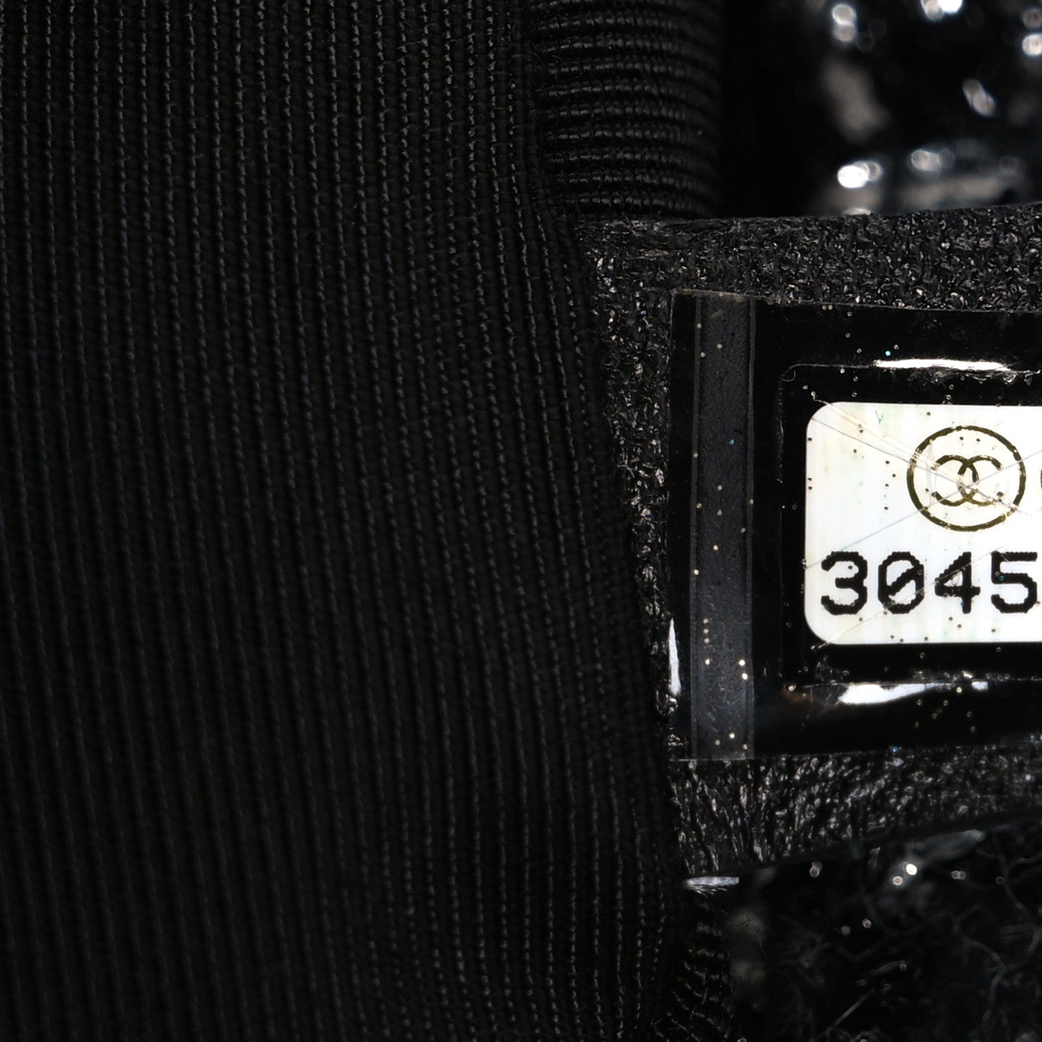 Chanel Tweed Quilted Large Chanel 19 Flap Black Silver Ecru 7 of 10