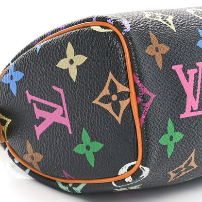 Louis Vuitton Monogram Multicolor Mini Sac HL Speedy Black 8 of 9
