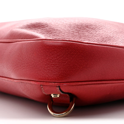 Gucci Calfskin Abbey D Ring Hobo Red 10 of 11