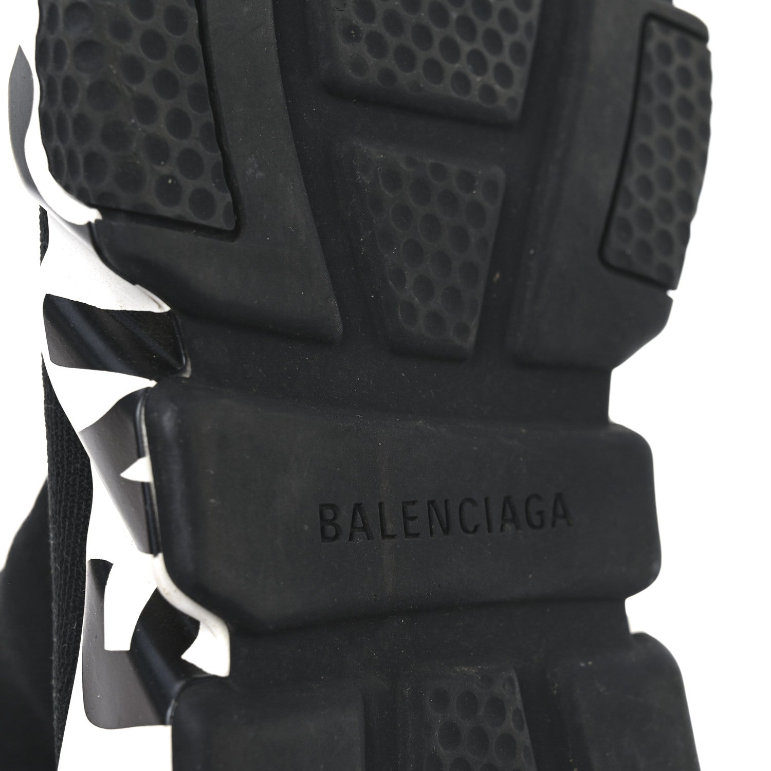 Balenciaga Neoprene Knit Womens Speed Graffiti Sneakers 41 Black White 7 of 8