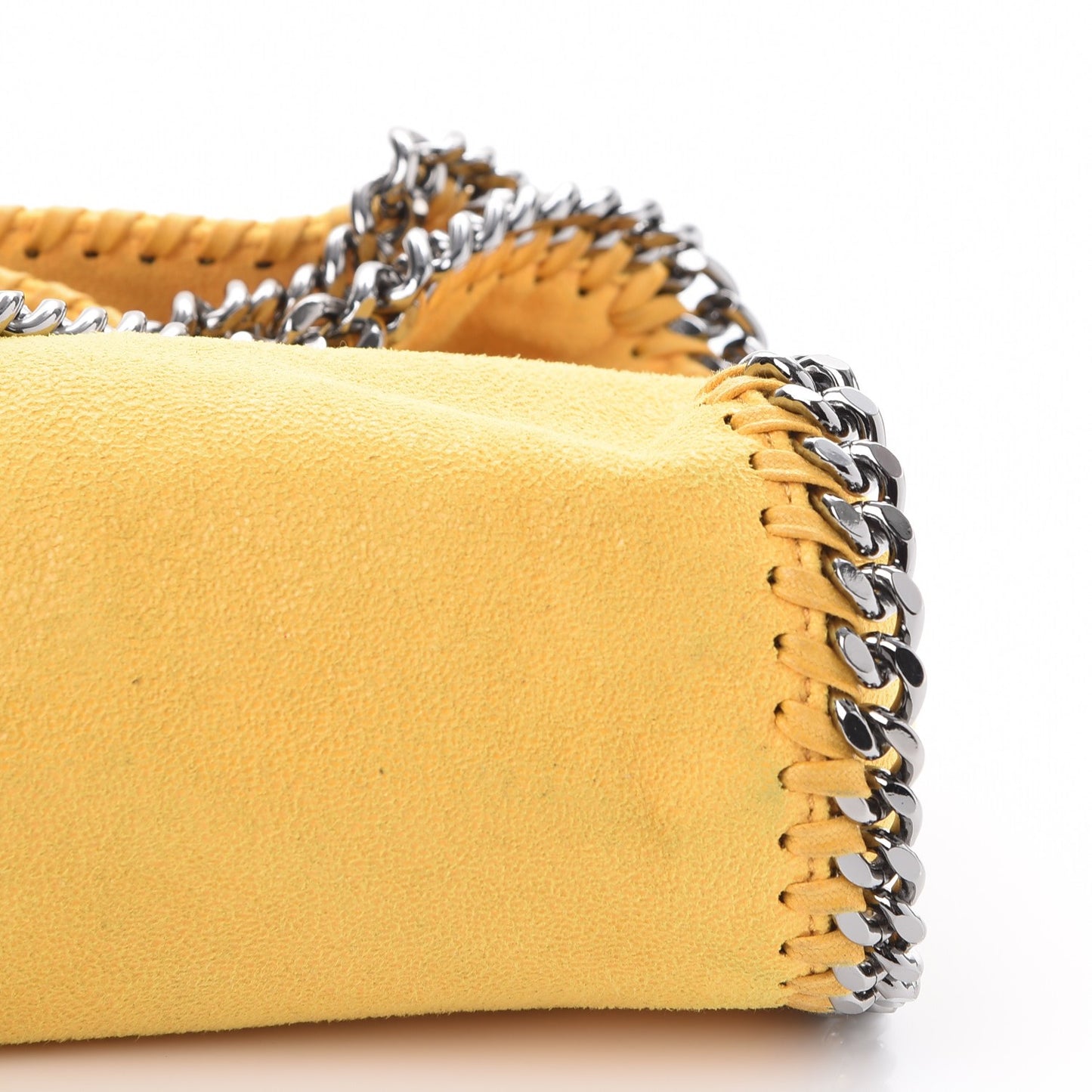 Shaggy Deer Falabella Mini Fold Over Tote Yellow
