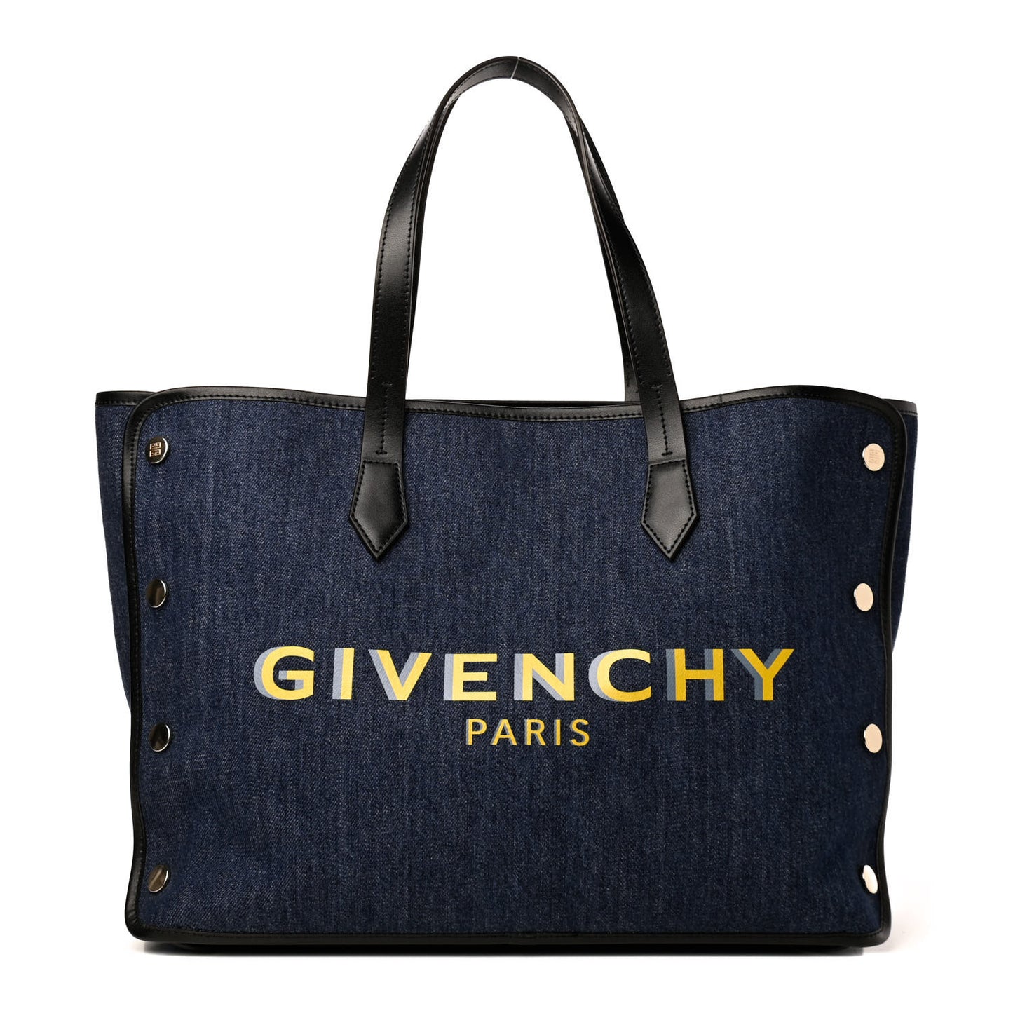 Denim Medium Logo Bond Shopper Tote Blue