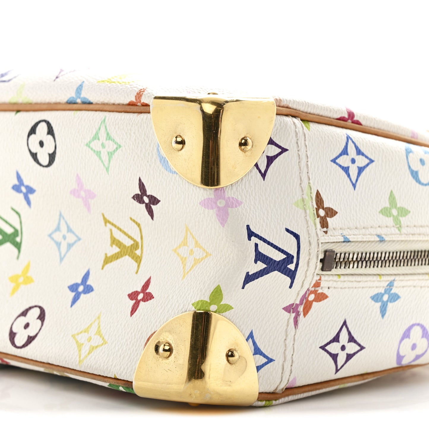 Monogram Multicolor Trouville White