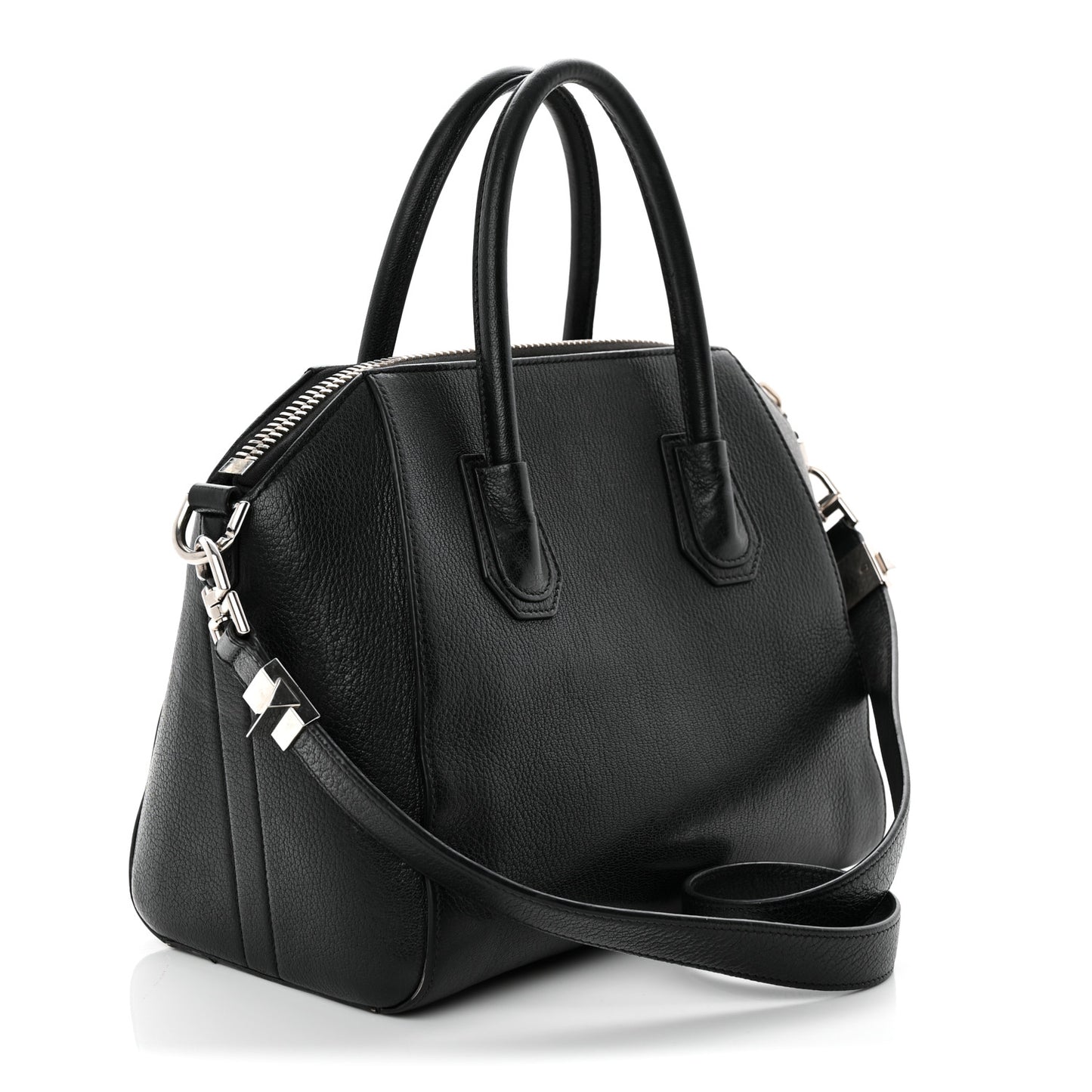 Sugar Goatskin Small Antigona Black
