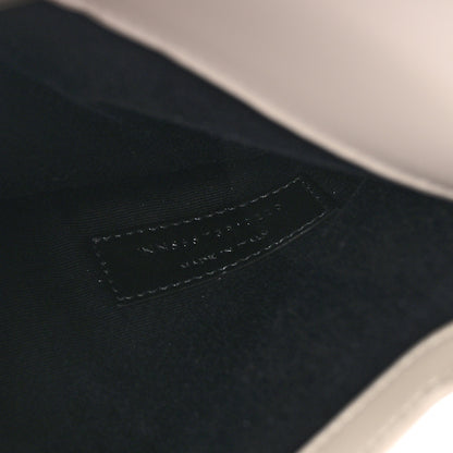 Saint Laurent Smooth Shiny Calfskin Uptown Pouch Crema Soft 7 of 7