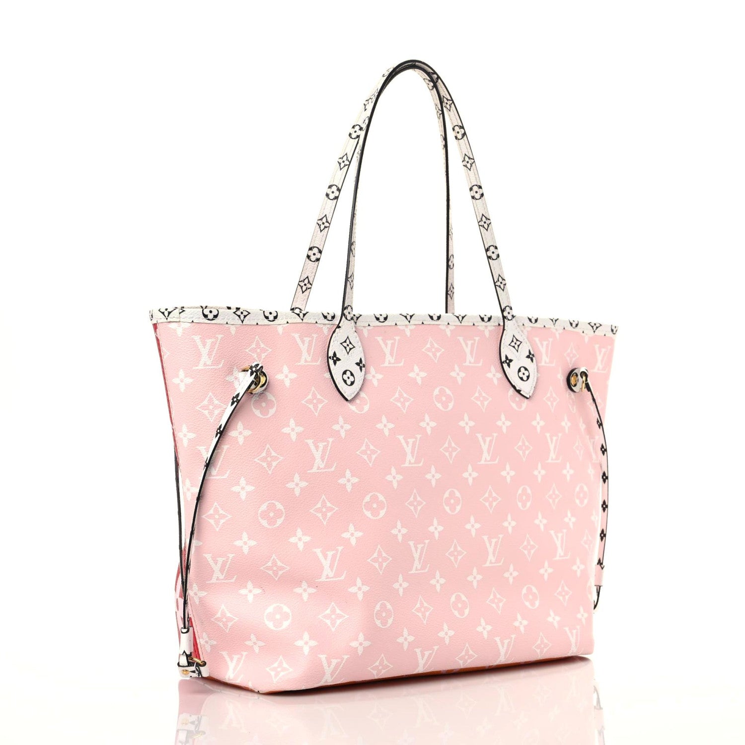 Louis Vuitton Monogram Giant Neverfull MM Rouge 4 of 15