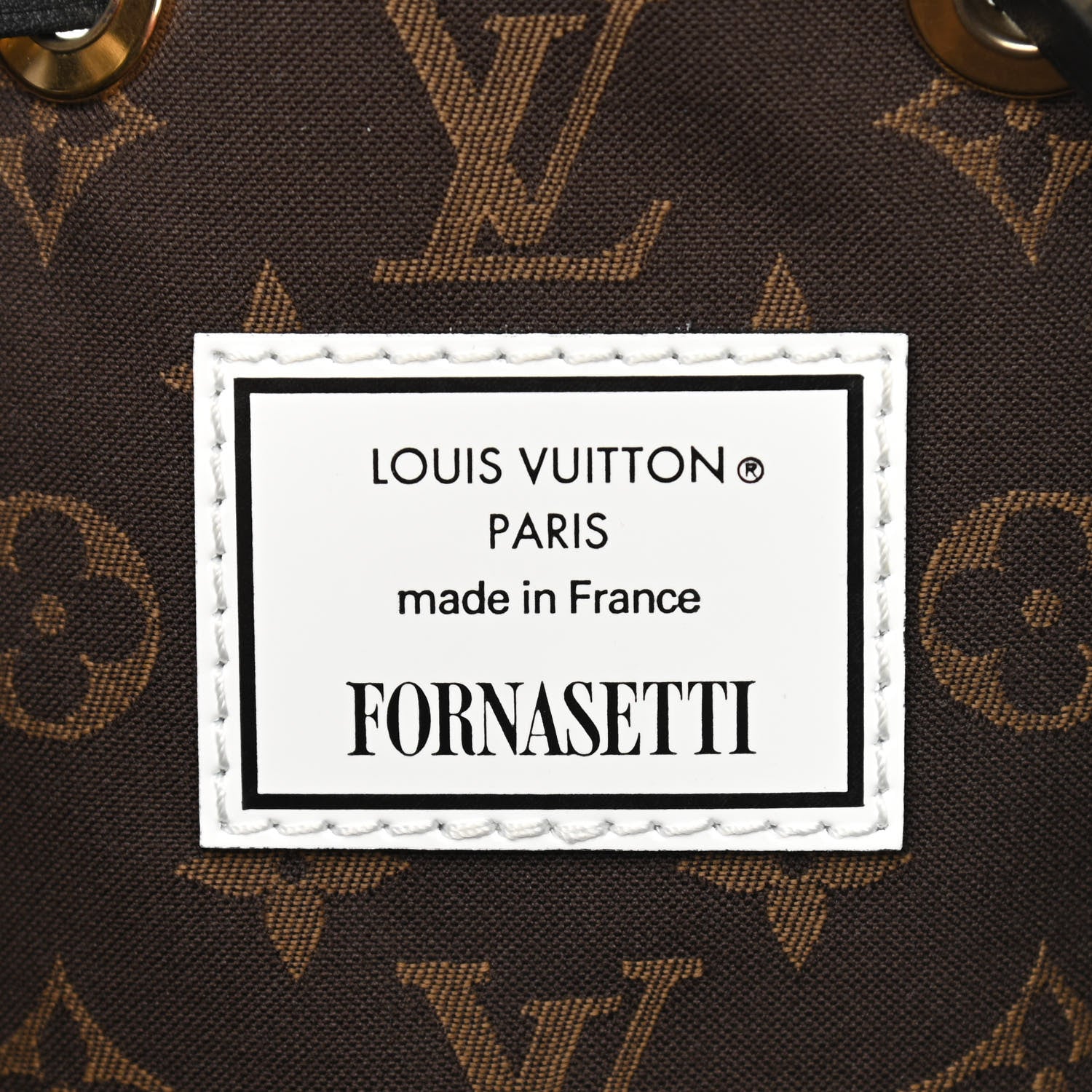 Louis Vuitton X FORNASETTI Calfskin Architettura Noe MM Black White 6 of 9